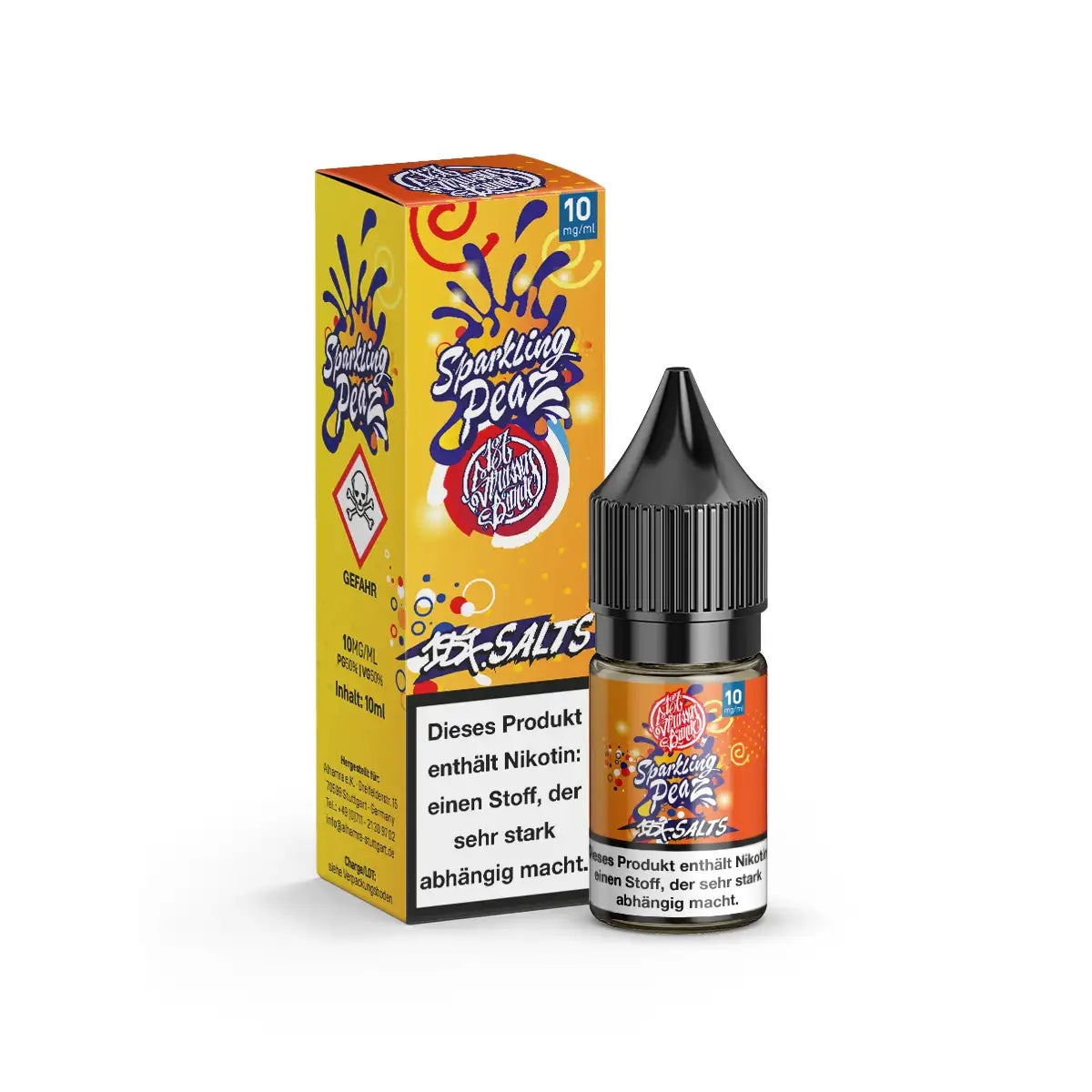 187 Liquid 10ml 10mg Nikotinsalz - Sparkling Peaz