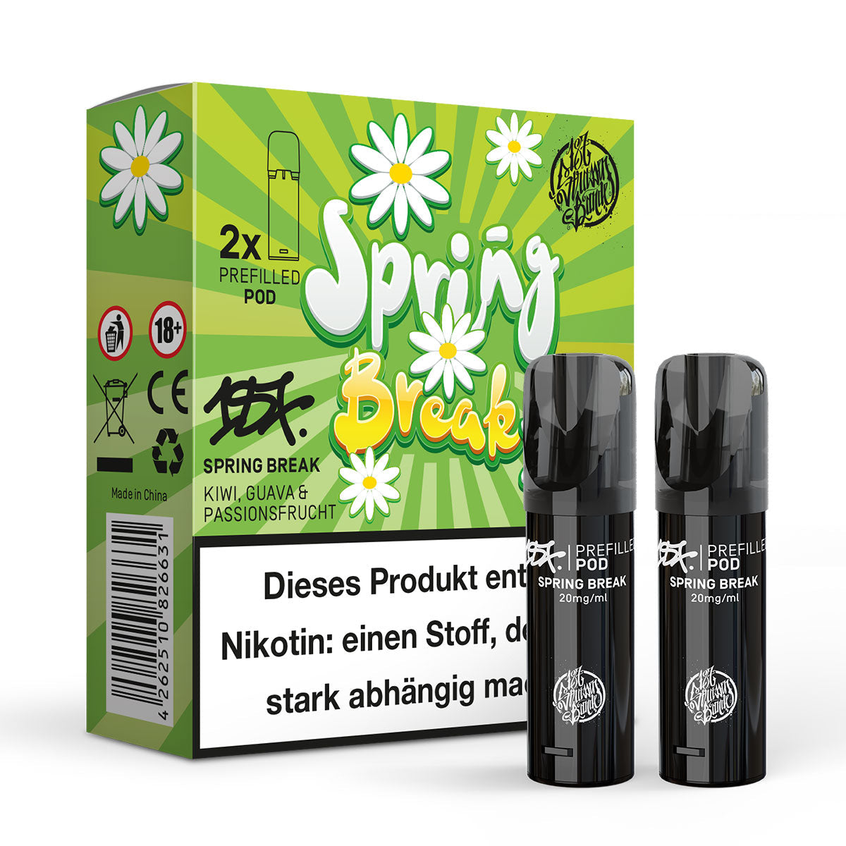 187 Prefilled Pod 2er Pack 20mg Nikotin Spring Break