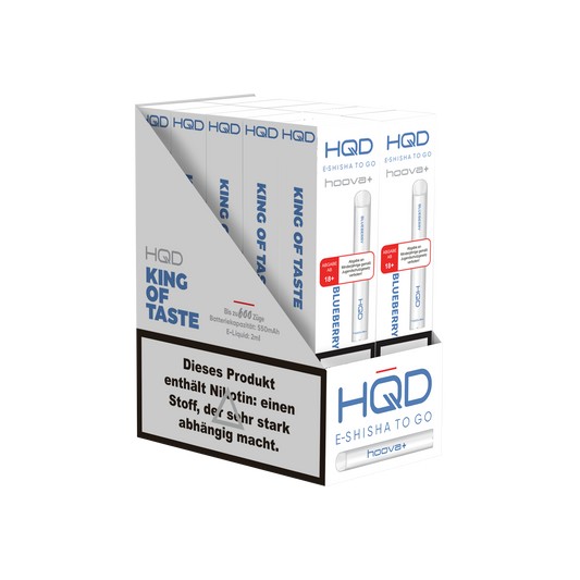E-Zigarette HQD HOOVA+ Blueberry 18mg Nikotin 600