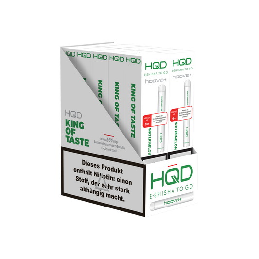 E-Zigarette HQD HOOVA+ Watermelon 18mg Nikotin 600