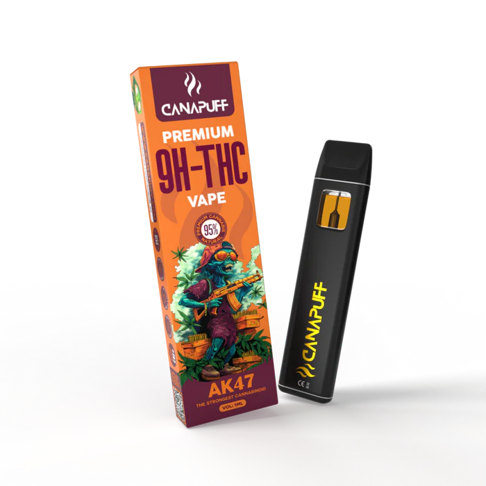 CANAPUFF 95% Vape 9H-THC 1ml AK47