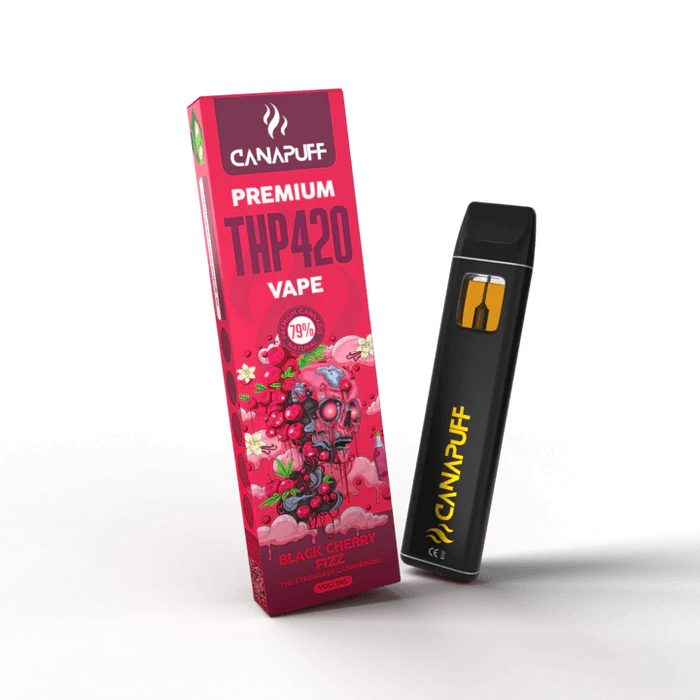 CANAPUFF 79% Vape THP420 1ml Black Cherry Fizz