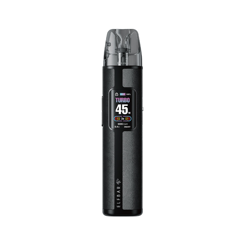Elfbar ELFX PRO Classic Edition Refillable Dual Mesh Pod Kit BLACK 1×2 (0.6O/ 0.8O)