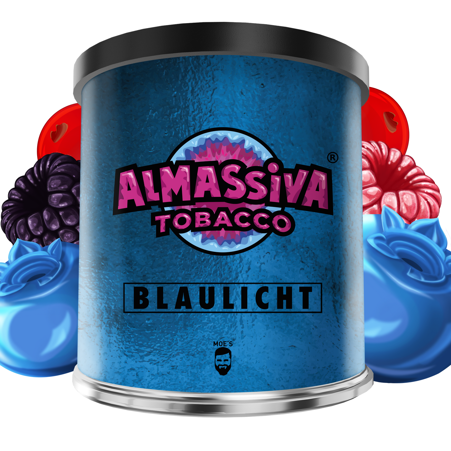 Al Massiva Tabak 200g Blaulicht