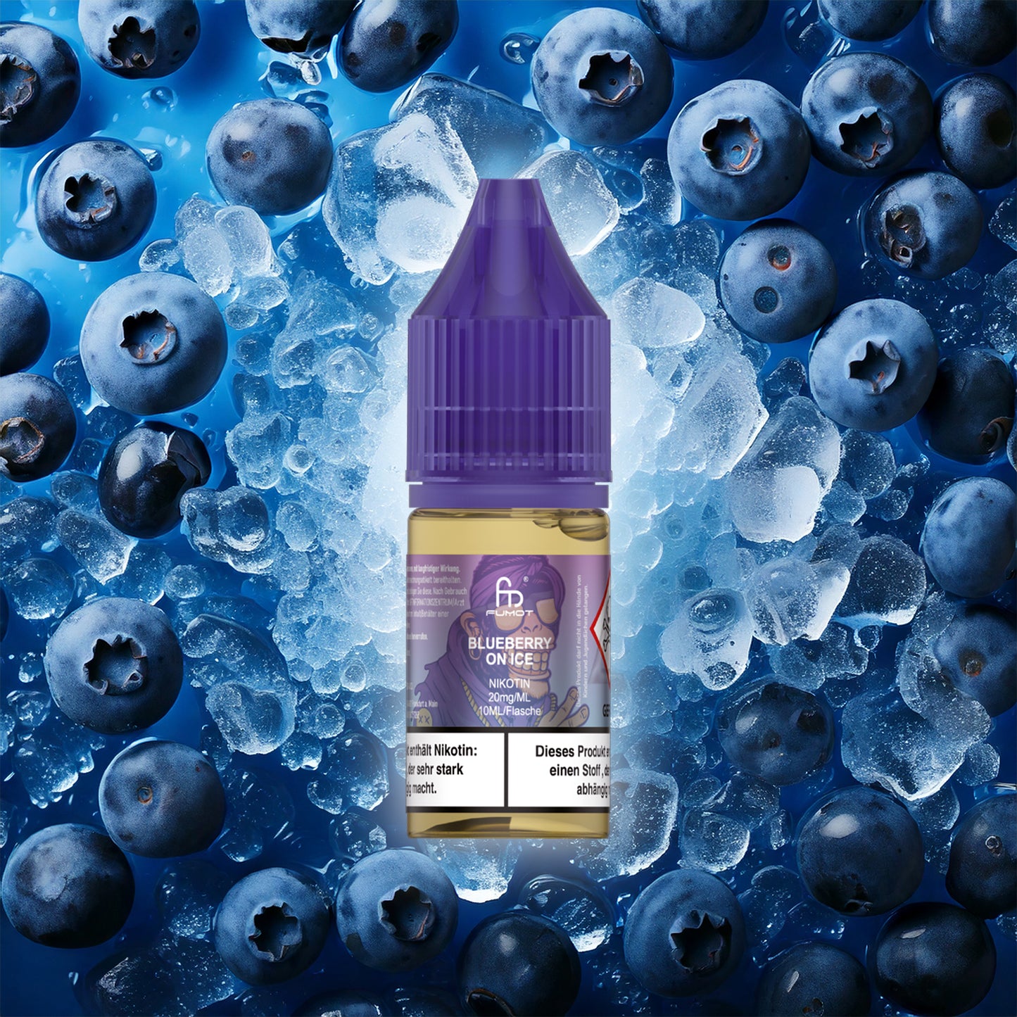 RandM 10ml Liquid 20mg Nikotin Blueberry On Ice