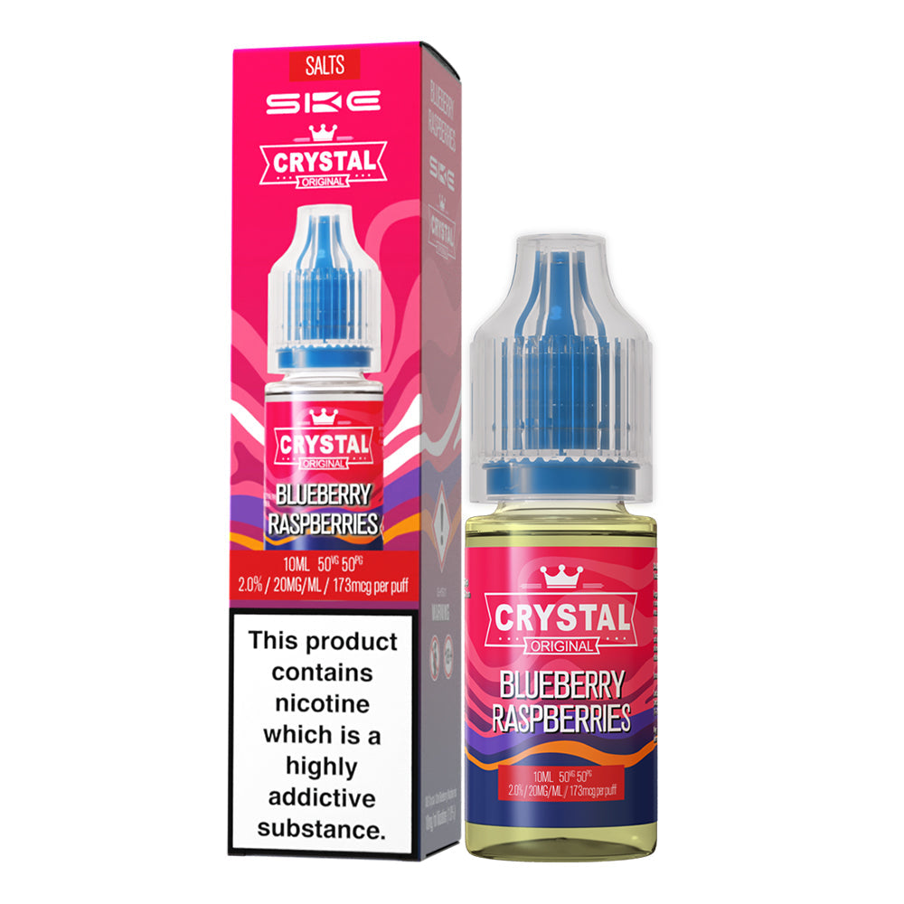 SKE Crystal Liquid 20mg Nikotin 20ml - Blueberry Raspberries