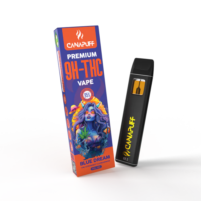 CANAPUFF 95% Vape 9H-THC 1ml Blue Dream