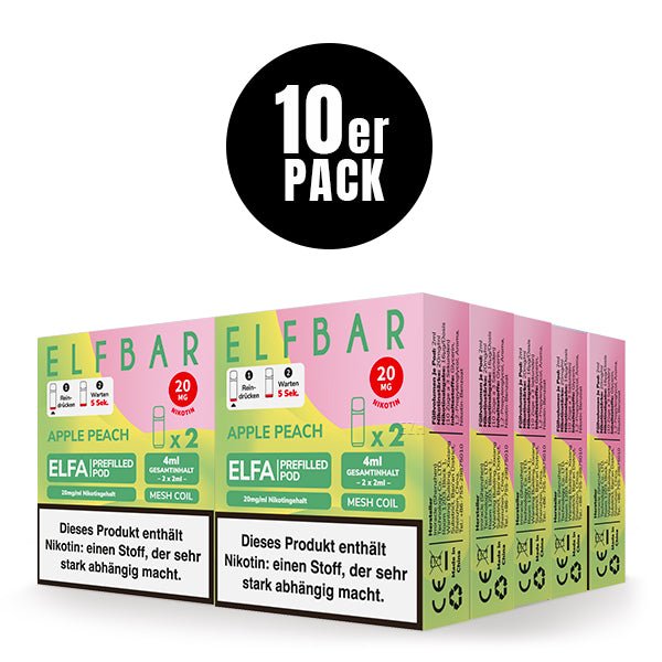 Elfbar Prefilled Pod ELFA Apple Peach 20mg Nikotin 600