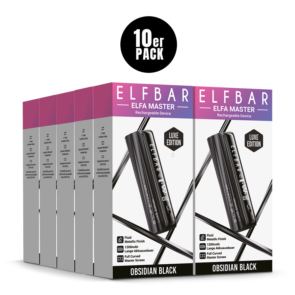 Elfbar ELFA Master Basisgerät Obsidian Black Luxe Edition