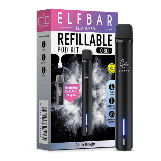 ELFA Turbo Refillable Pod Kit Black Knight