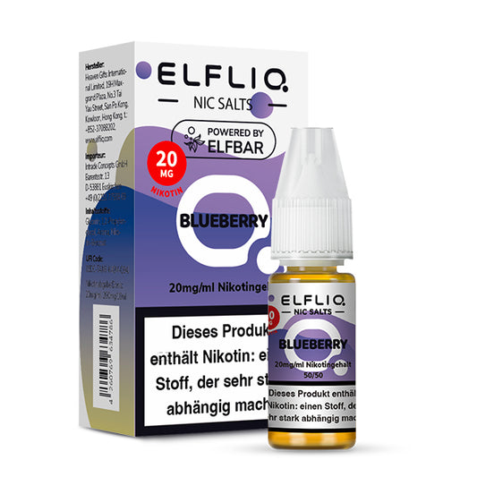 Elfbar ELFLIQ 20mg/ml Nikotinsalz Liquid Blueberry