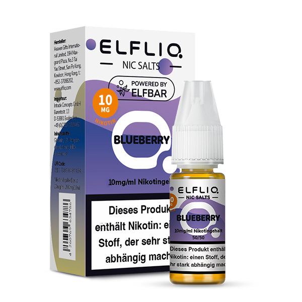 Elfbar ELFLIQ 10mg/ml Nikotinsalz Liquid Blueberry