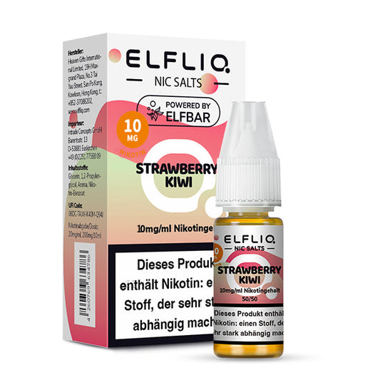 Elfbar ELFLIQ 10mg/ml Nikotinsalz Liquid Strawberry Kiwi