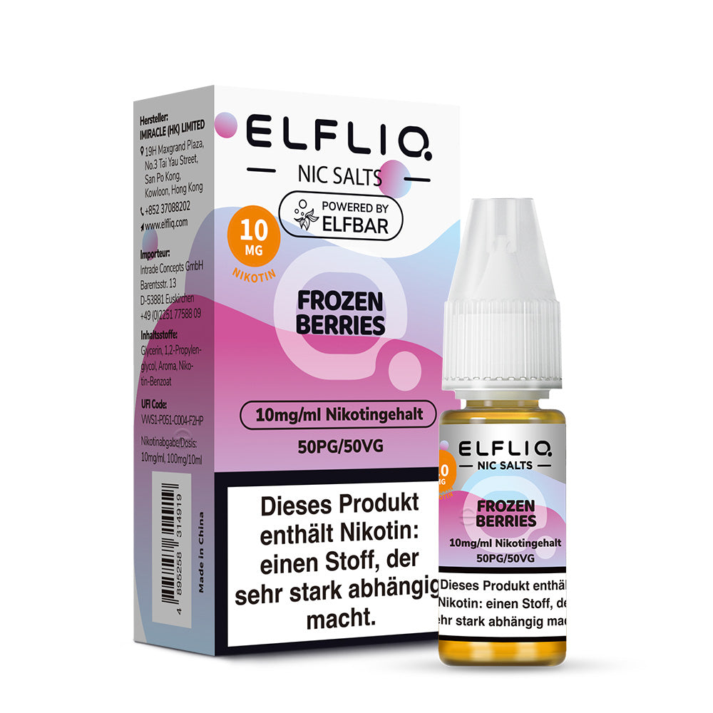 Elfbar ELFLIQ 10mg/ml Nikotinsalz Liquid Frozen Berries
