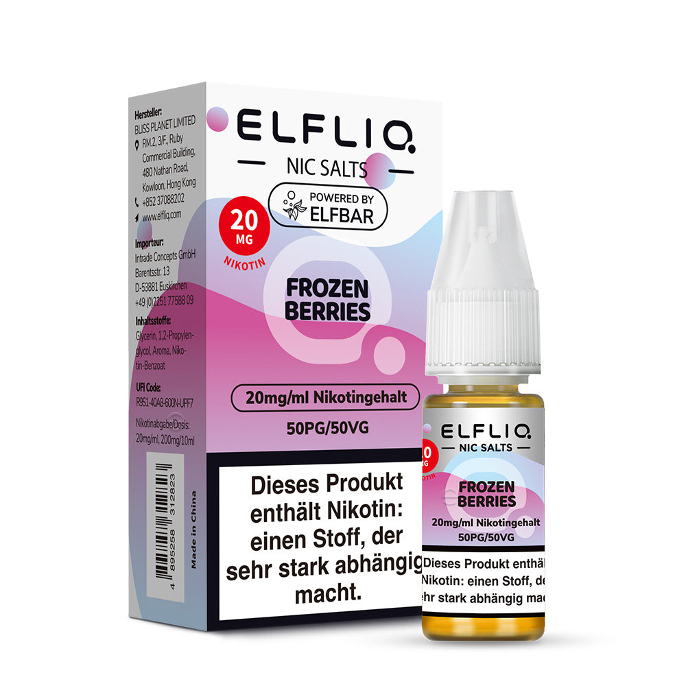 Elfbar ELFLIQ 20mg/ml Nikotinsalz Liquid Frozen Berries