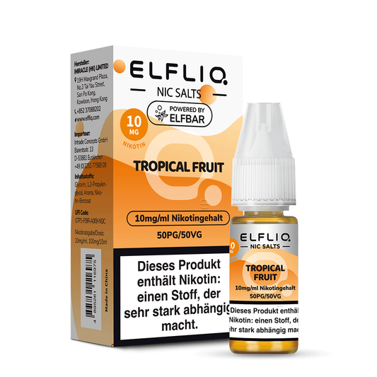 Elfbar ELFLIQ 10mg/ml Nikotinsalz Liquid Tropical Fruit