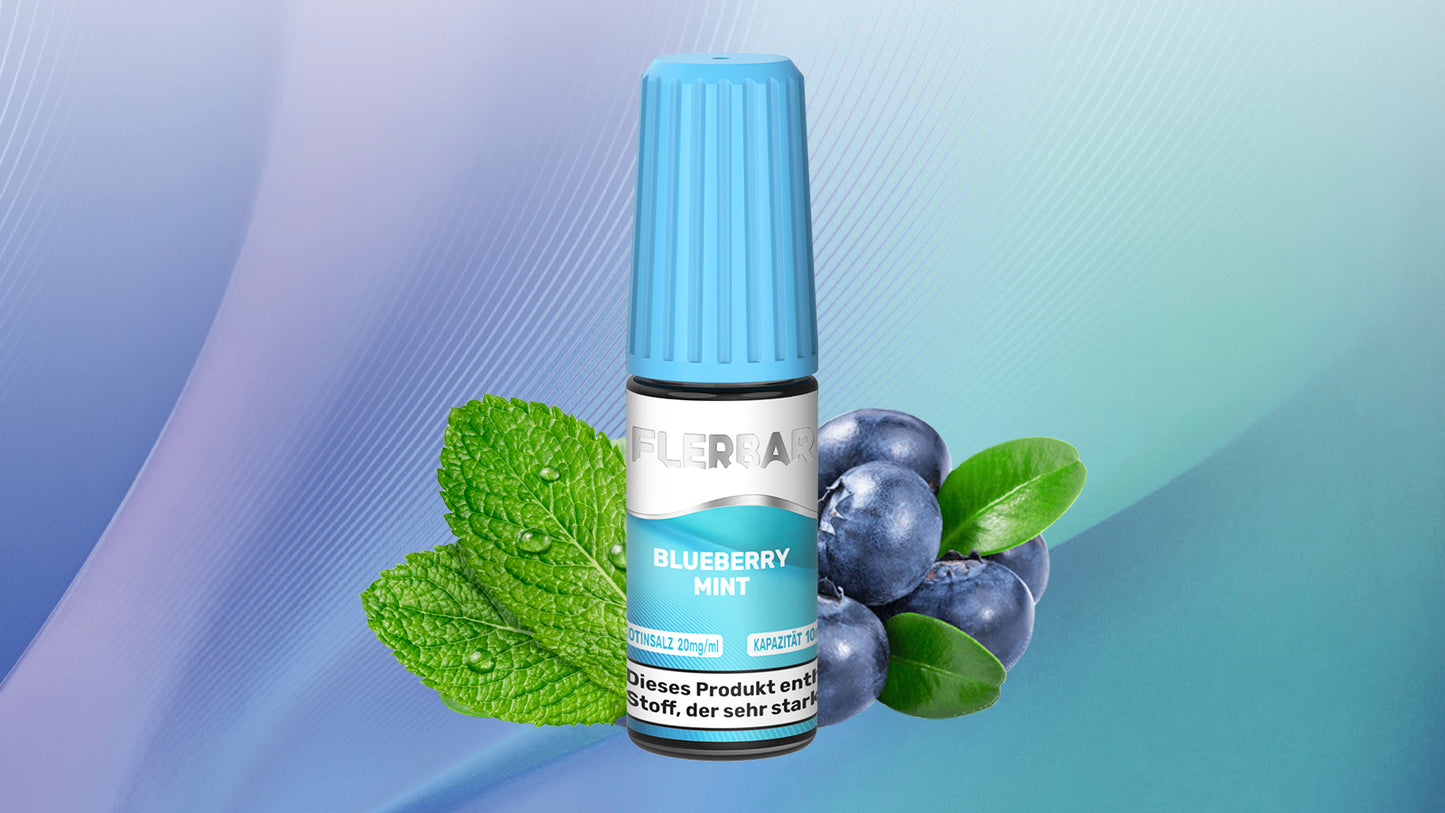 Flerbar Liquid 20mg/ml Nikotin - Blueberry Mint