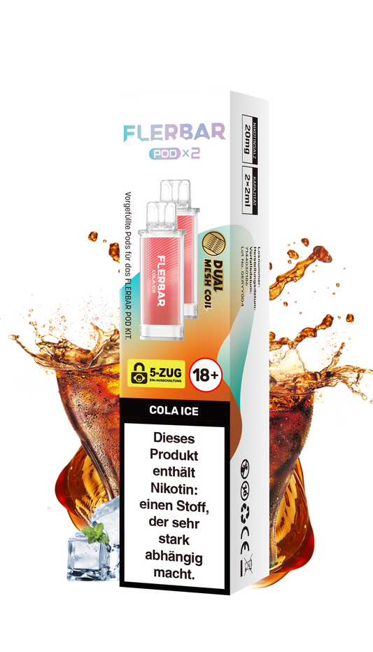 Flerbar Prefilled Pod Cola Ice 20mg Nikotin 600