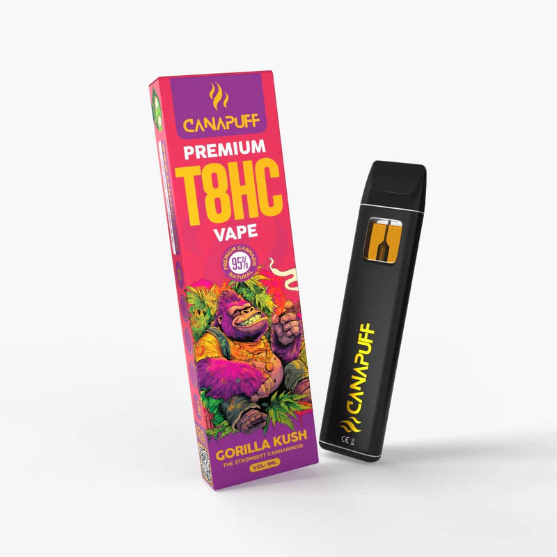 CANAPUFF 95% Vape T8HC 1ml Gorilla Kush