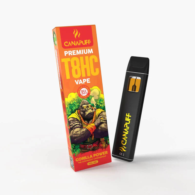 CANAPUFF 95% Vape T8HC 1ml Gorilla Power