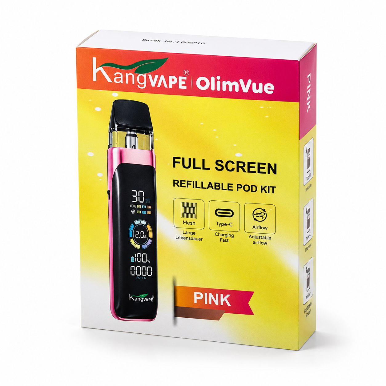 Kangvape Olimvue Refillable Pod Kit Pink