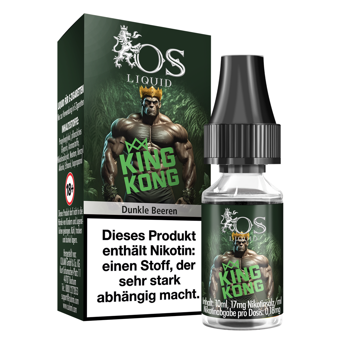 OS King Kong 10ml Liquid 17mg Nikotin