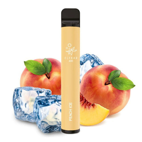 E-Zigarette Elf Bar Peach Ice 0mg Nikotin 600