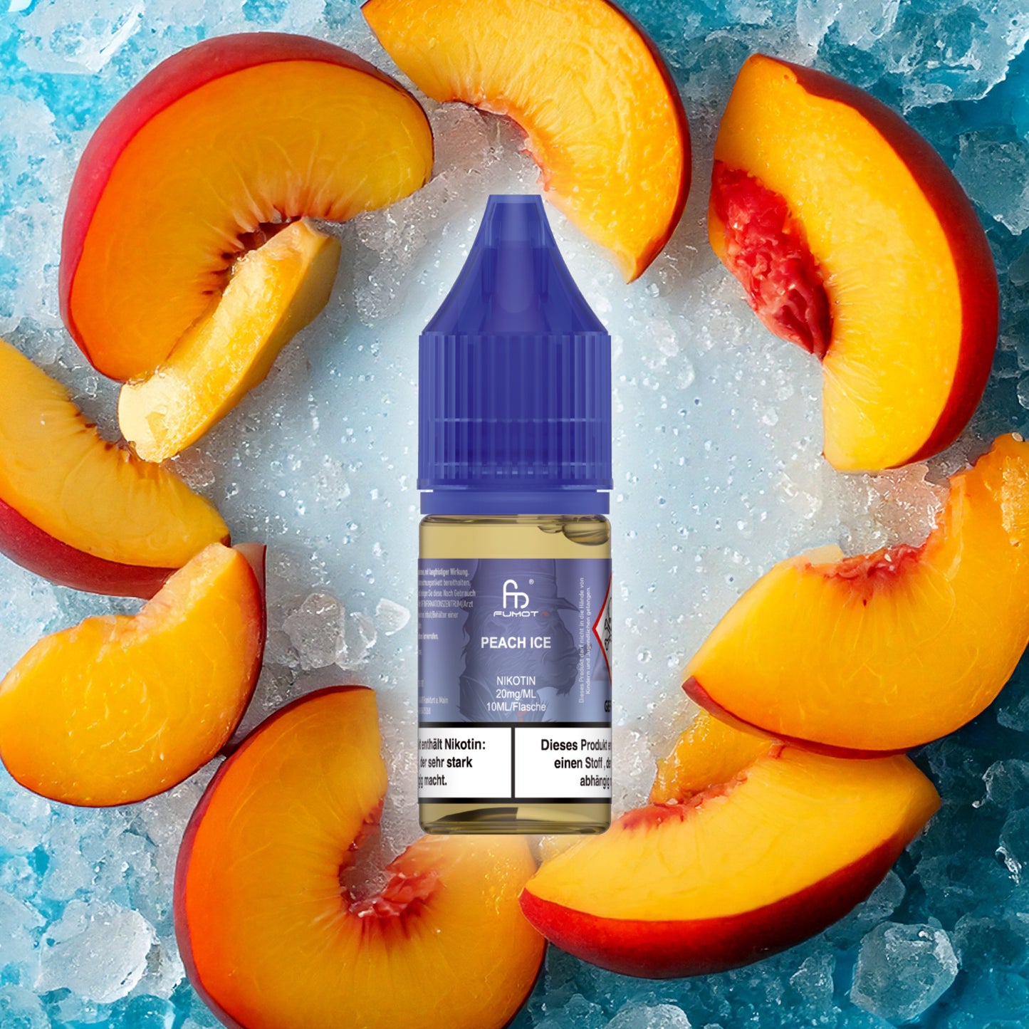 RandM 10ml Liquid 20mg Nikotin Peach Ice
