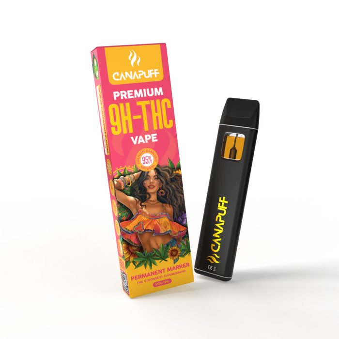 CANAPUFF 95% Vape 9H-THC 1ml Permanent Marker