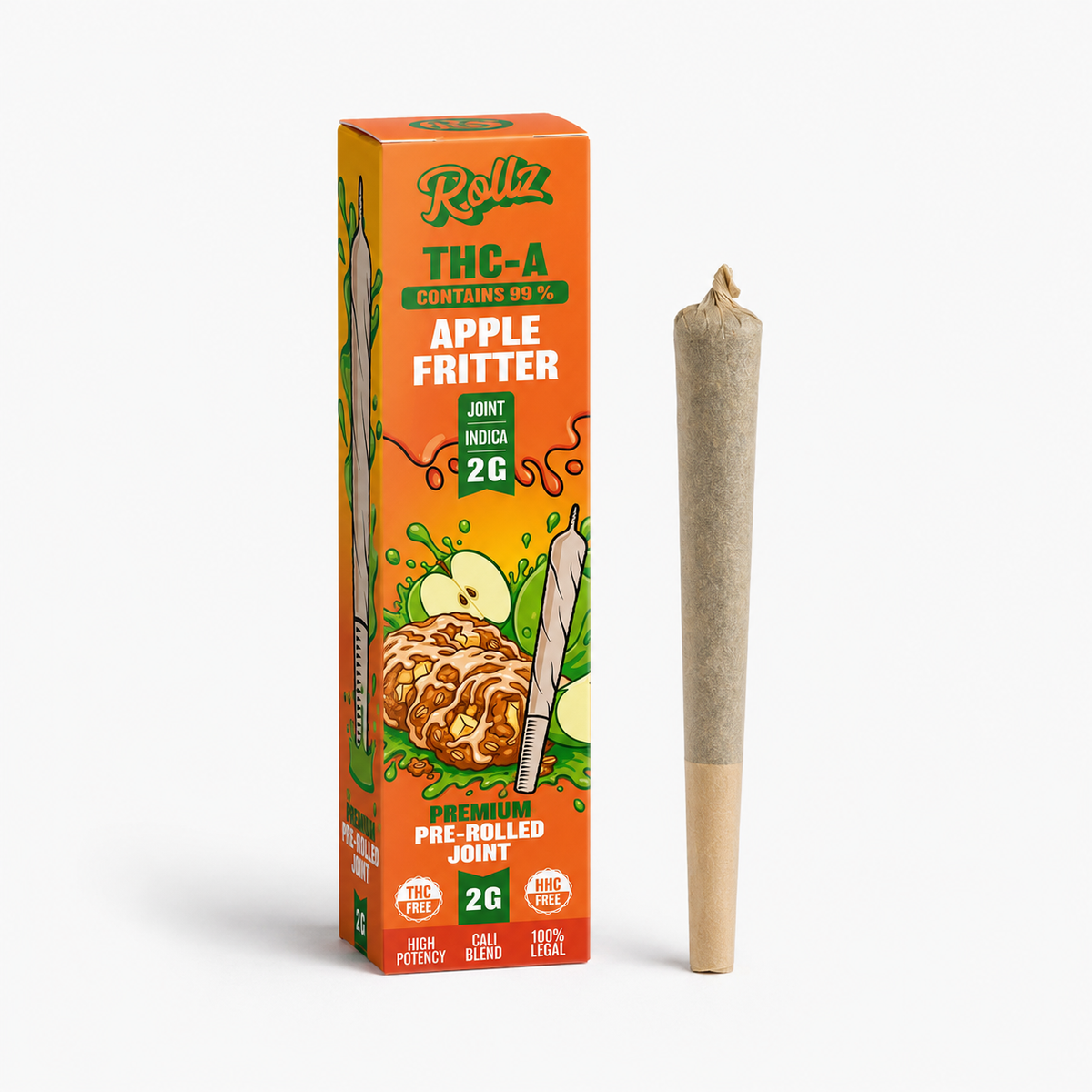 ROLLZ THC-A 99% Joint Apple Fritter 2g