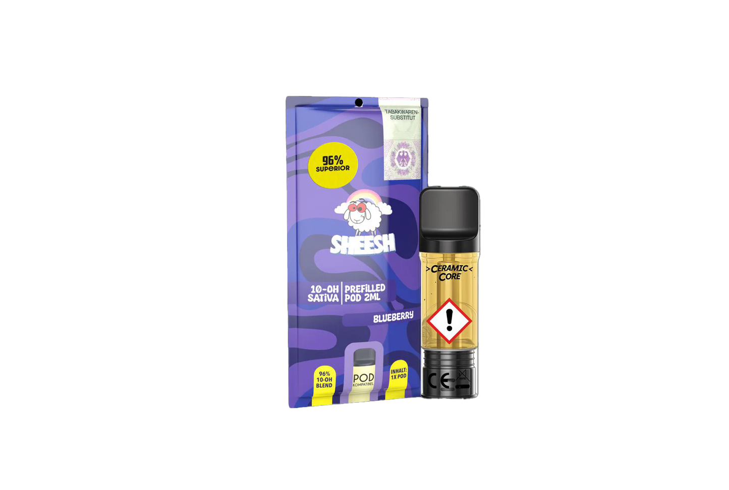 SHEESH - H2 Superior Pod - Blueberry - 2ml