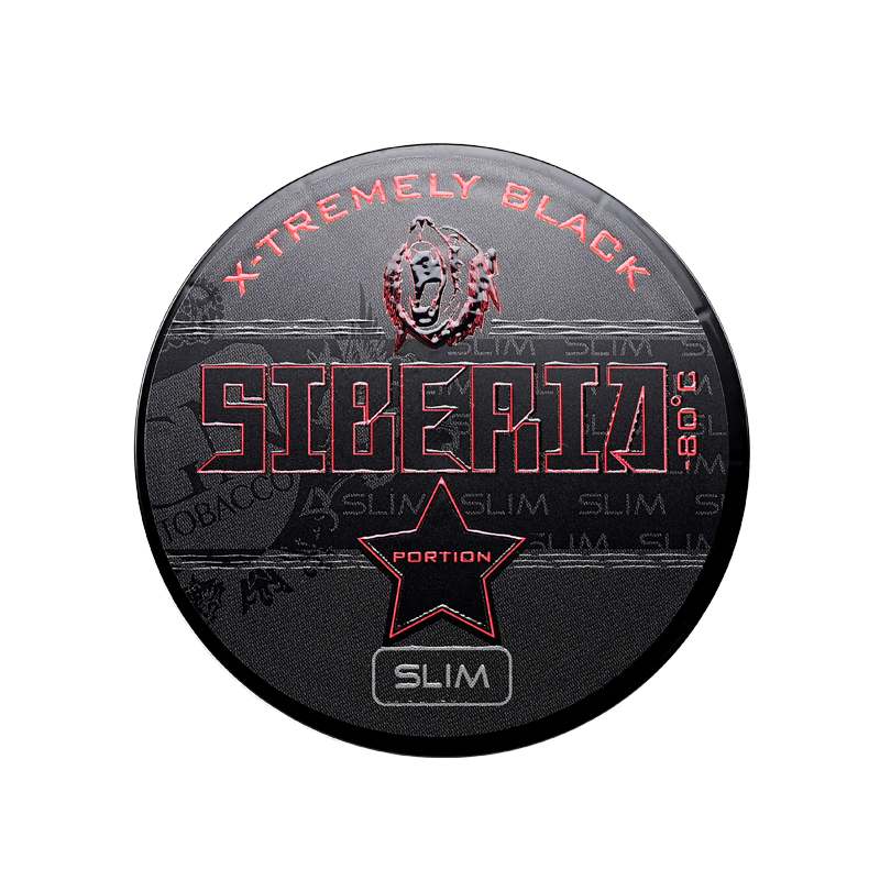 Siberia White Dry Black Slim Kautabak