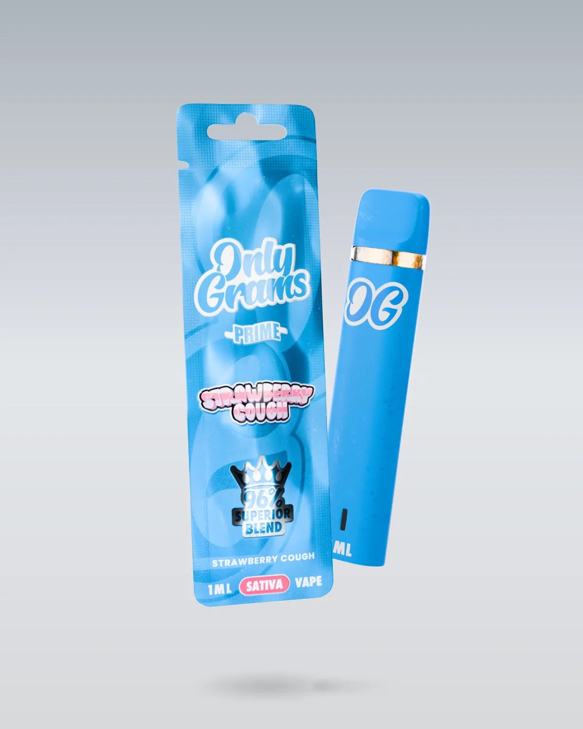 OnlyGrams Superior Vape 96% 1ml Strawberry Cough