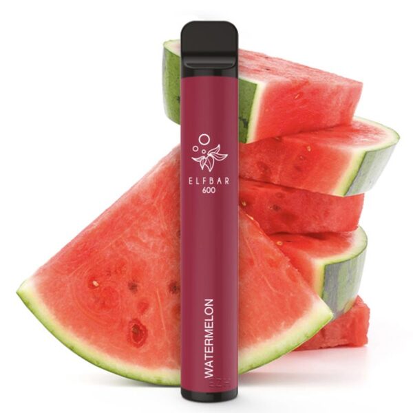 E-Zigarette Elfbar 600 Watermelon 0mg NIKOTINFREI