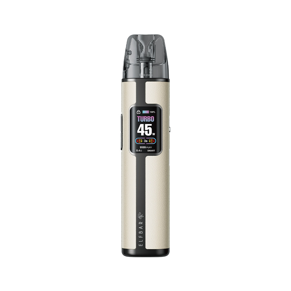 Elfbar ELFX PRO Classic Edition Refillable Dual Mesh Pod Kit WHITE 1×2 (0.6O/ 0.8O)