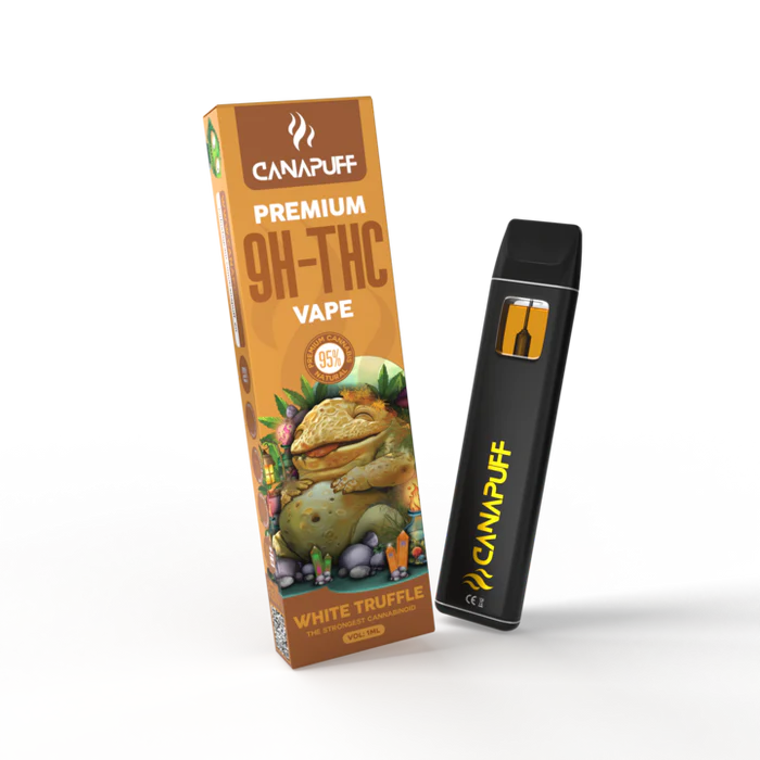 CANAPUFF 95% Vape 9H-THC 1ml White Truffle