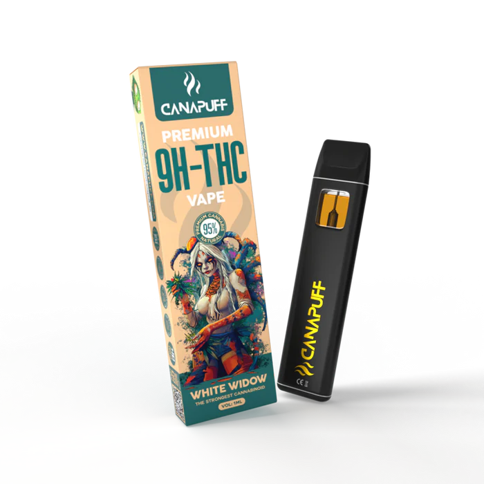 CANAPUFF 95% Vape 9H-THC 1ml White Widow