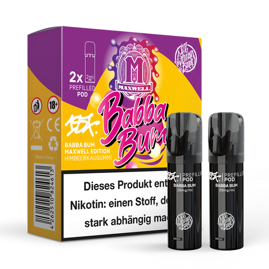 187 Prefilled Pod 2er Pack 20mg Nikotin Babba Bum