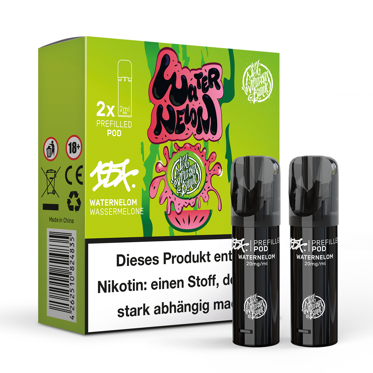 187 Prefilled Pod 2er Pack 20mg Nikotin Waternelom