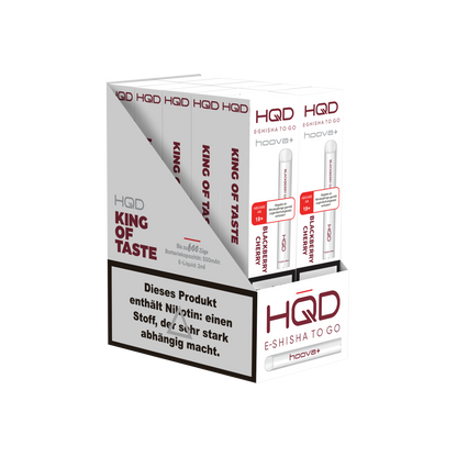 E-Zigarette HQD HOOVA+ Blackberry Cherry 18mg Nikotin  600
