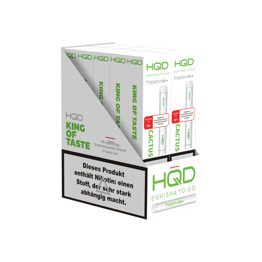 E-Zigarette HQD HOOVA+ Cactus 18mg Nikotin  600