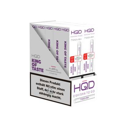 E-Zigarette HQD HOOVA+ Kiwi Maracuja Grape 18mg Nikotin  600
