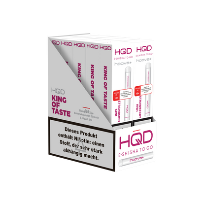 E-Zigarette HQD HOOVA+ Strawberry Kiwi 18mg Nikotin  600