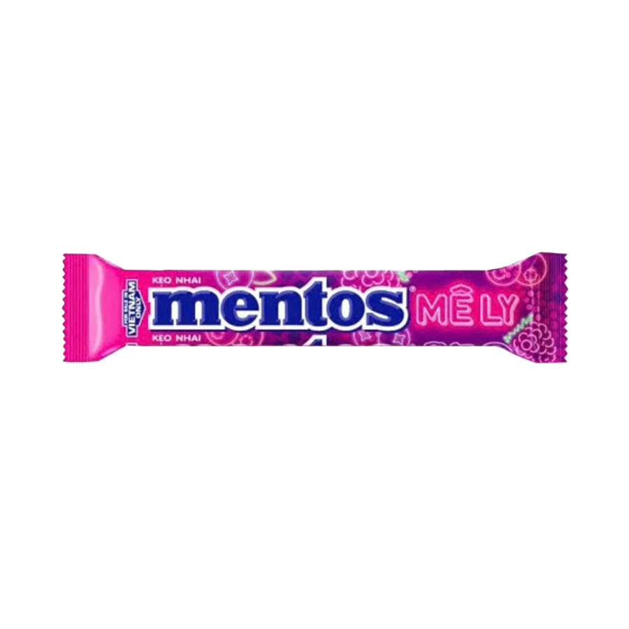 Mentos Mely Chewing Candy Blackcurrant, Blueberry, Raspberry 29,7g [mhd. 29/09/2027] Vegetarisch ***NEU***