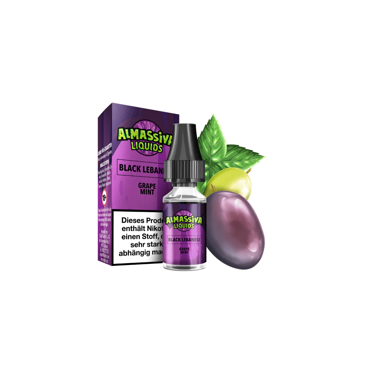 Al Massiva Liquid 17mg Nikotin 10ml - Black Lebanese