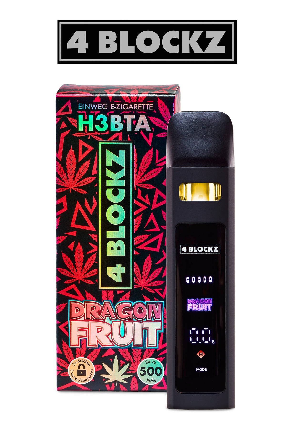 4Blockz H3BTA Digital – Dragon Fruit – 1 ml CRD