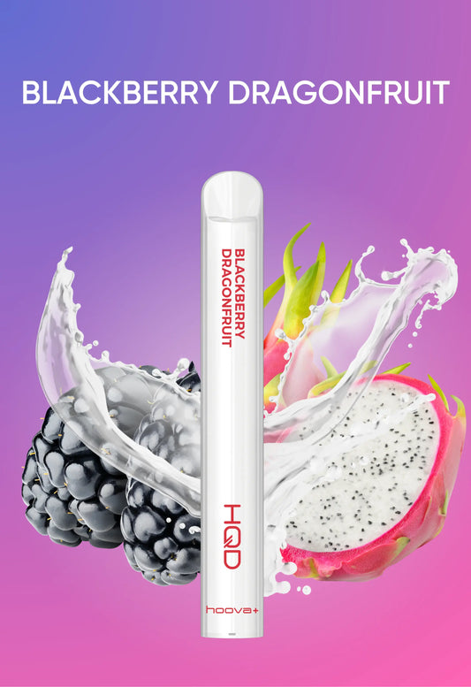 E-Zigarette HQD HOOVA+ Blackberry Dragonfruit 18mg Nikotin  600