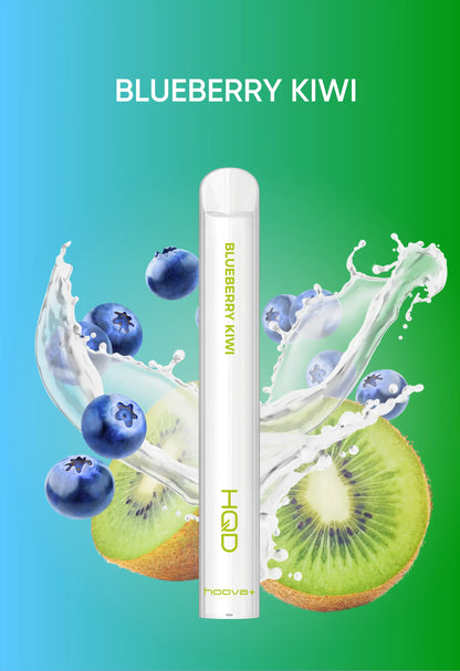 E-Zigarette HQD HOOVA+ Blueberry Kiwi 18mg Nikotin  600