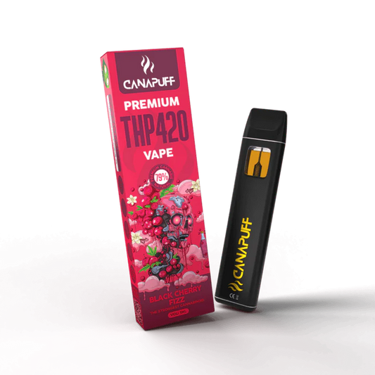 CANAPUFF 79% Vape THP420 1ml Black Cherry Fizz
