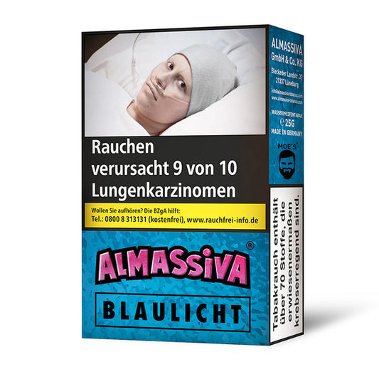 Almassiva Tabak 25g Blaulicht